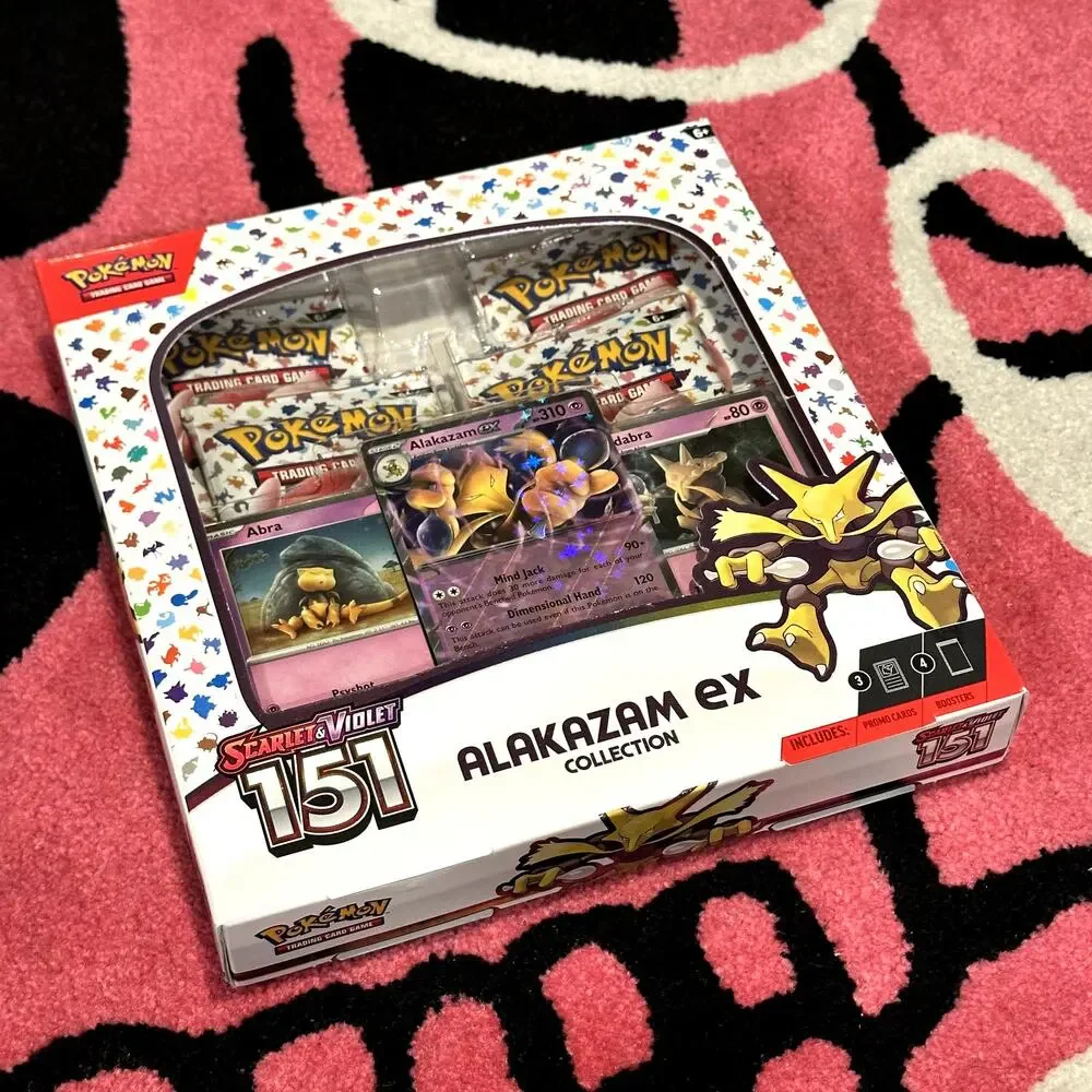 Pokémon Scarlet & Violet 151 Alakazam ex Collection – Sealed – As Pictured